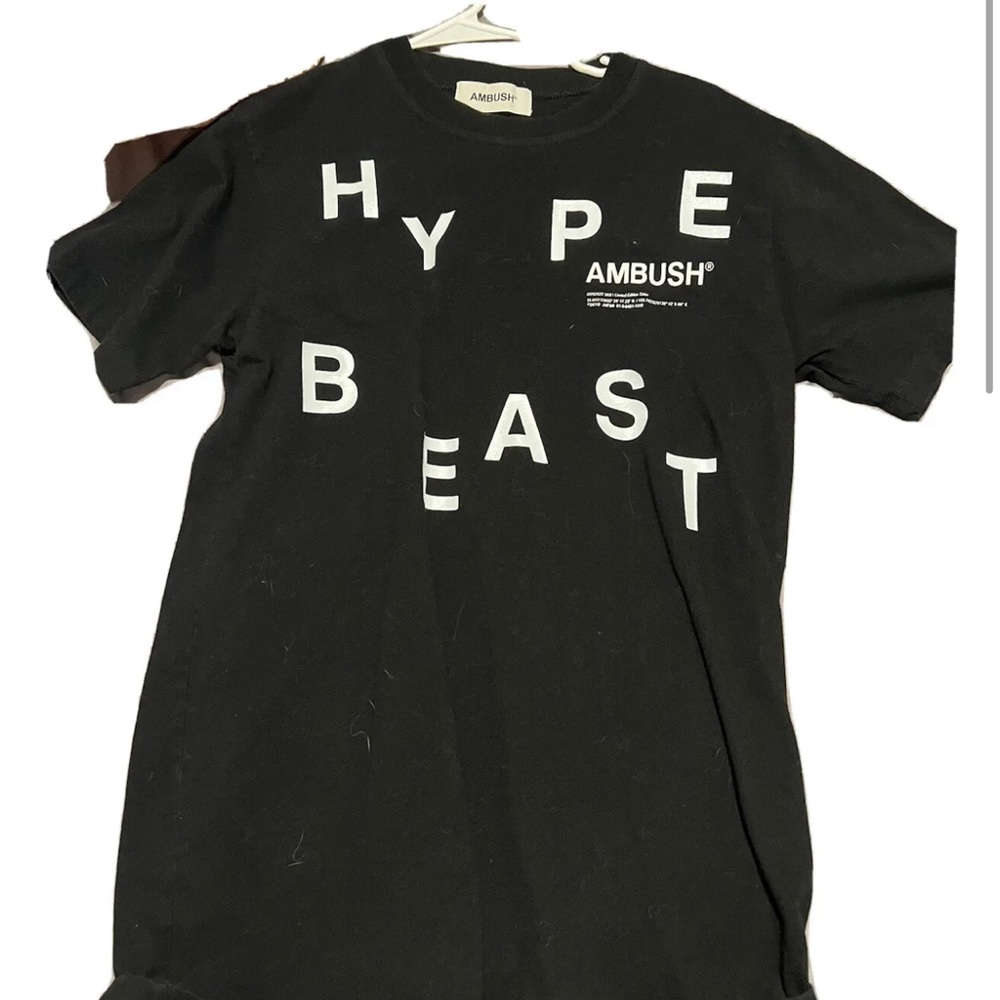 AMBUSH Logo Black T Shirt LARGE
